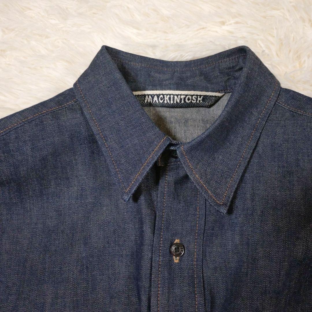 新品タグ付き　マッキントッシュ　デニムジャケット 刺繍ロゴ　未使用　日本製