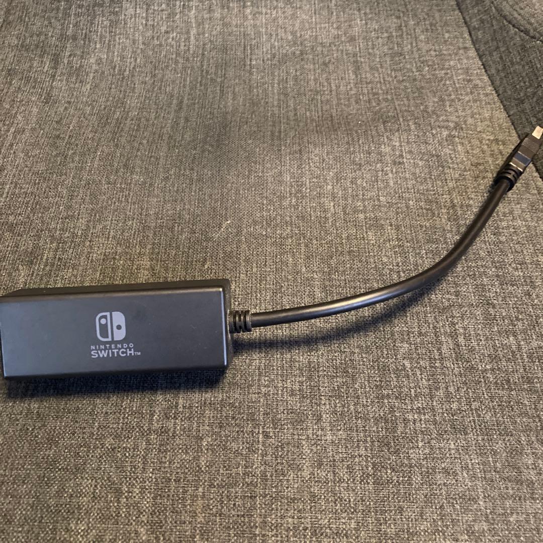 ニンテンドースイッチ + 純正プロコン + 有線LANアダプター