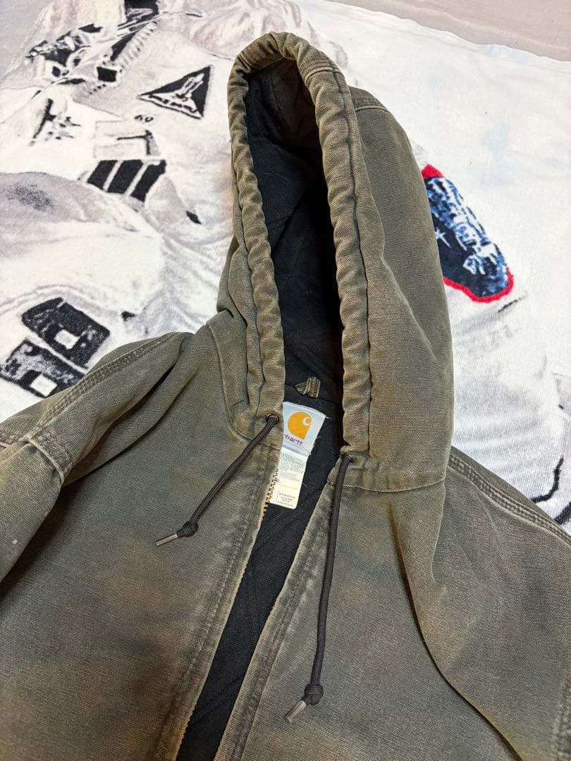 shioS　Carhartt アクティブジャケット フェード　モスグリーン