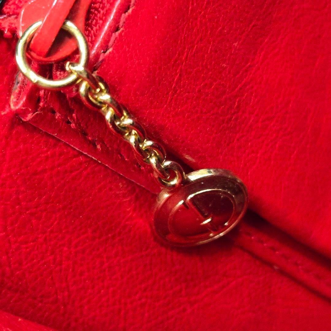 GUCCI ミラー付き レディロック 2way レザーハンドバッグ