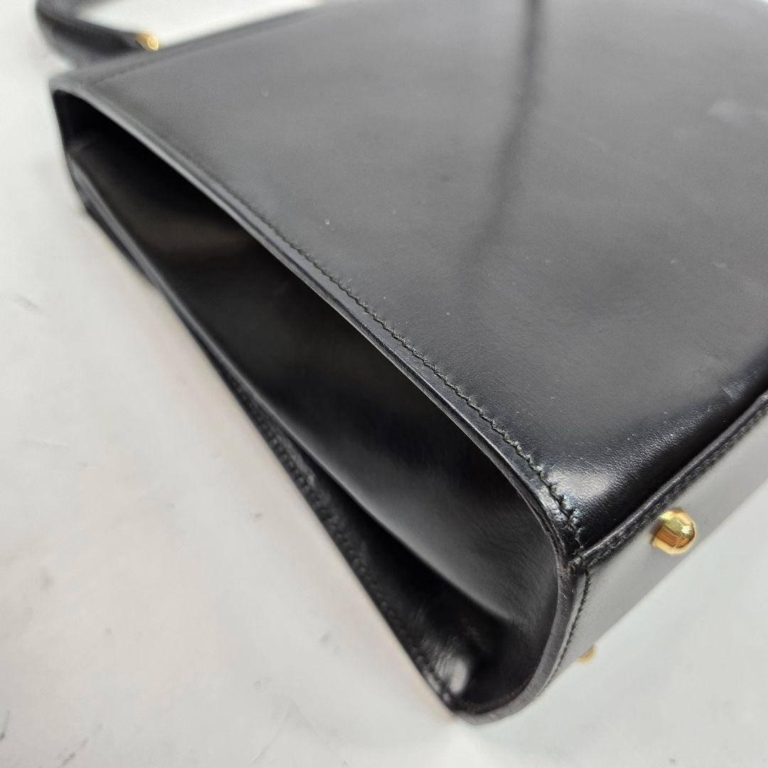 GUCCI ミラー付き レディロック 2way レザーハンドバッグ