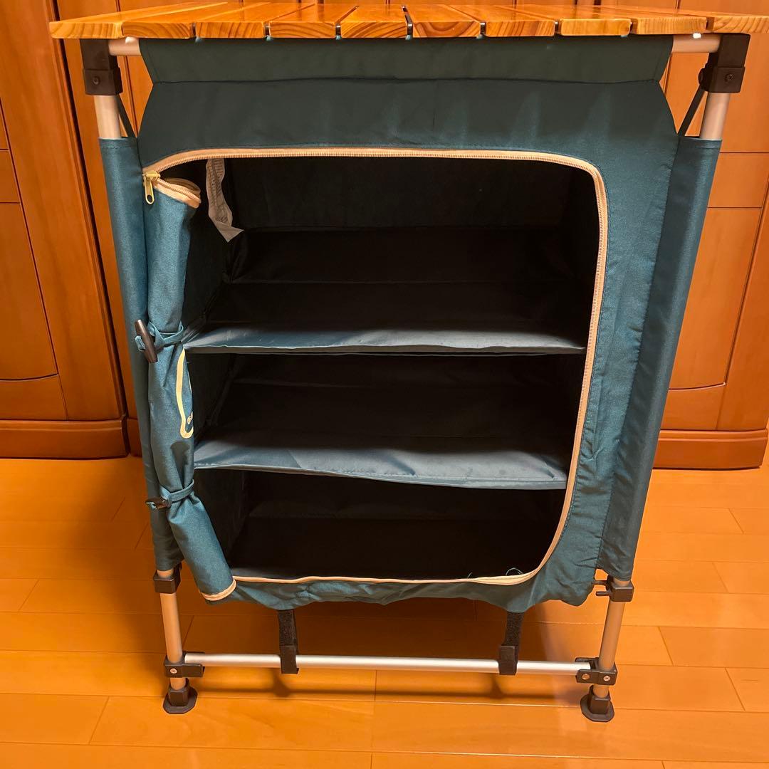 廃盤 Coleman コールマン フォルダブルシェルフ マルチキッチンテーブル