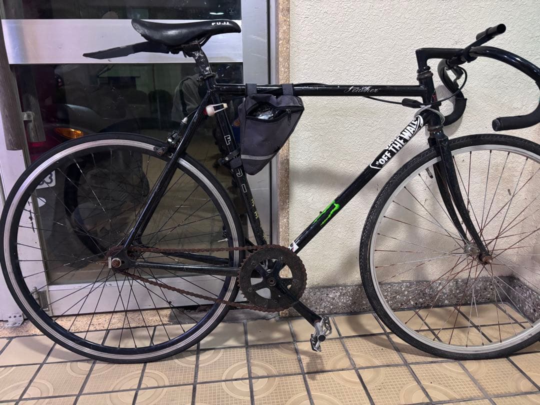 (手渡し限定)クロスバイク シングルスピード 700C 黒