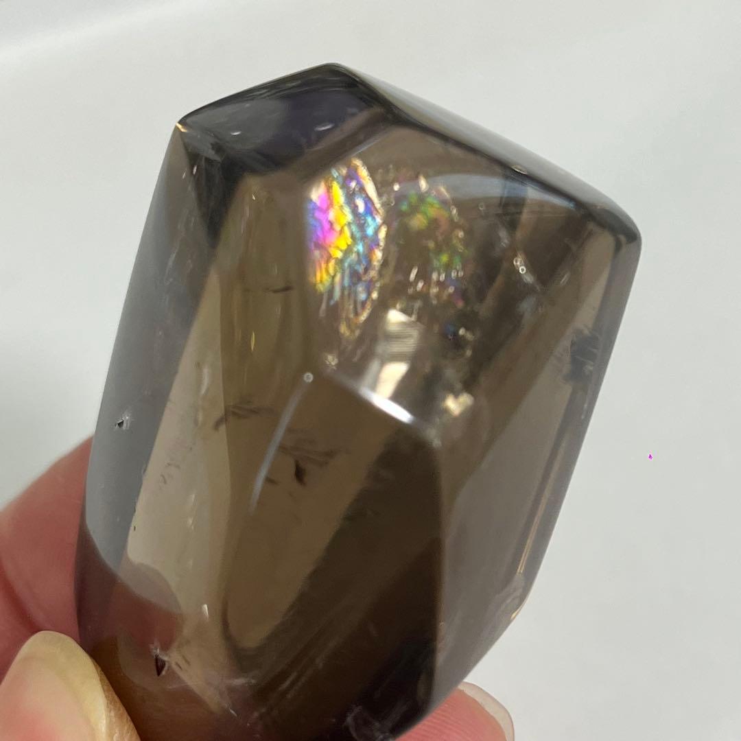 【天然石】スモーキー(ゼウス)シトリンクォーツ　フリーカット　専用箱付き 75g
