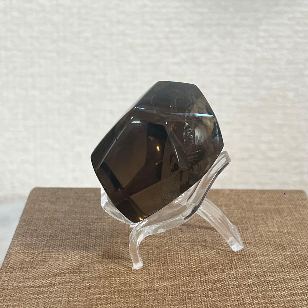 【天然石】スモーキー(ゼウス)シトリンクォーツ　フリーカット　専用箱付き 75g
