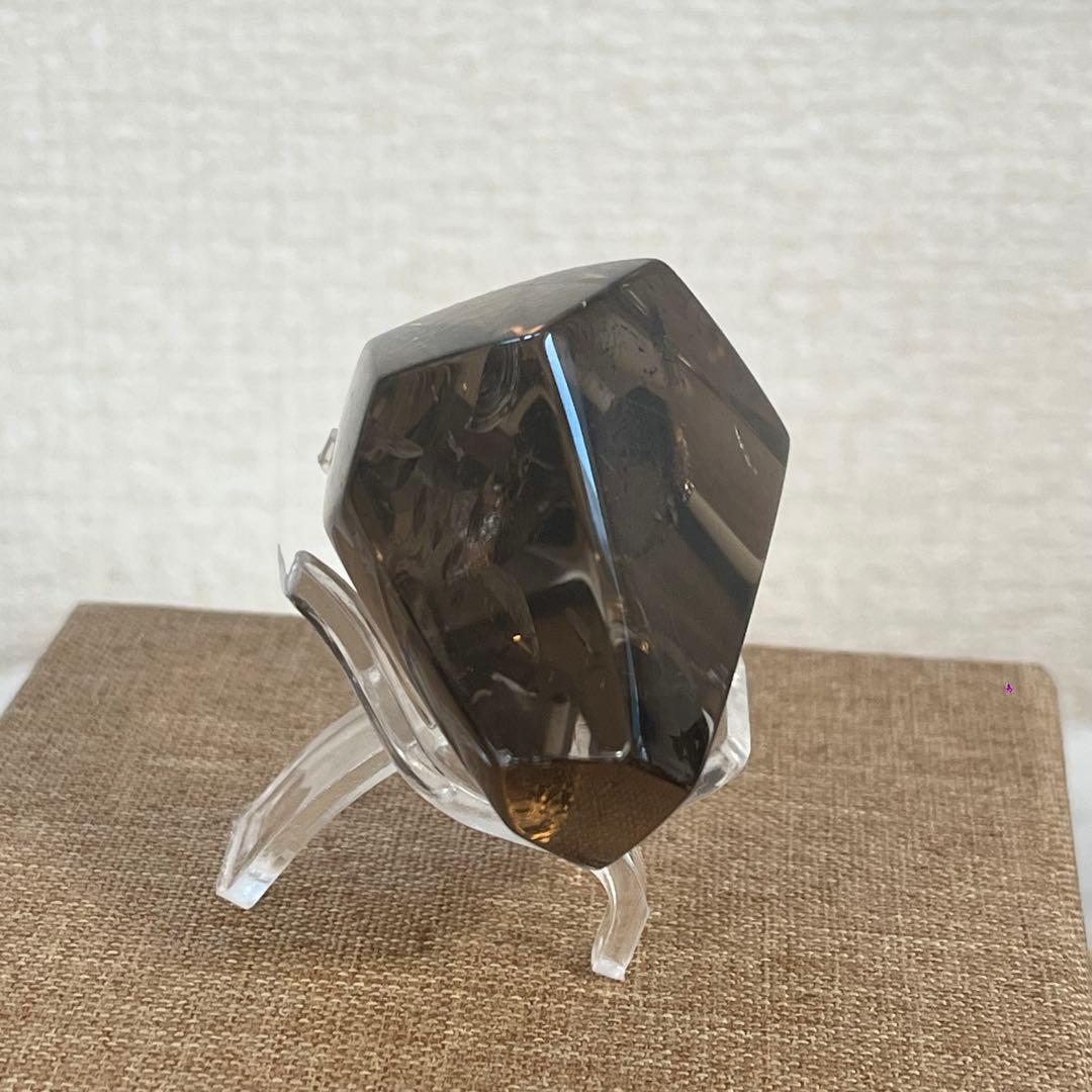 【天然石】スモーキー(ゼウス)シトリンクォーツ　フリーカット　専用箱付き 75g