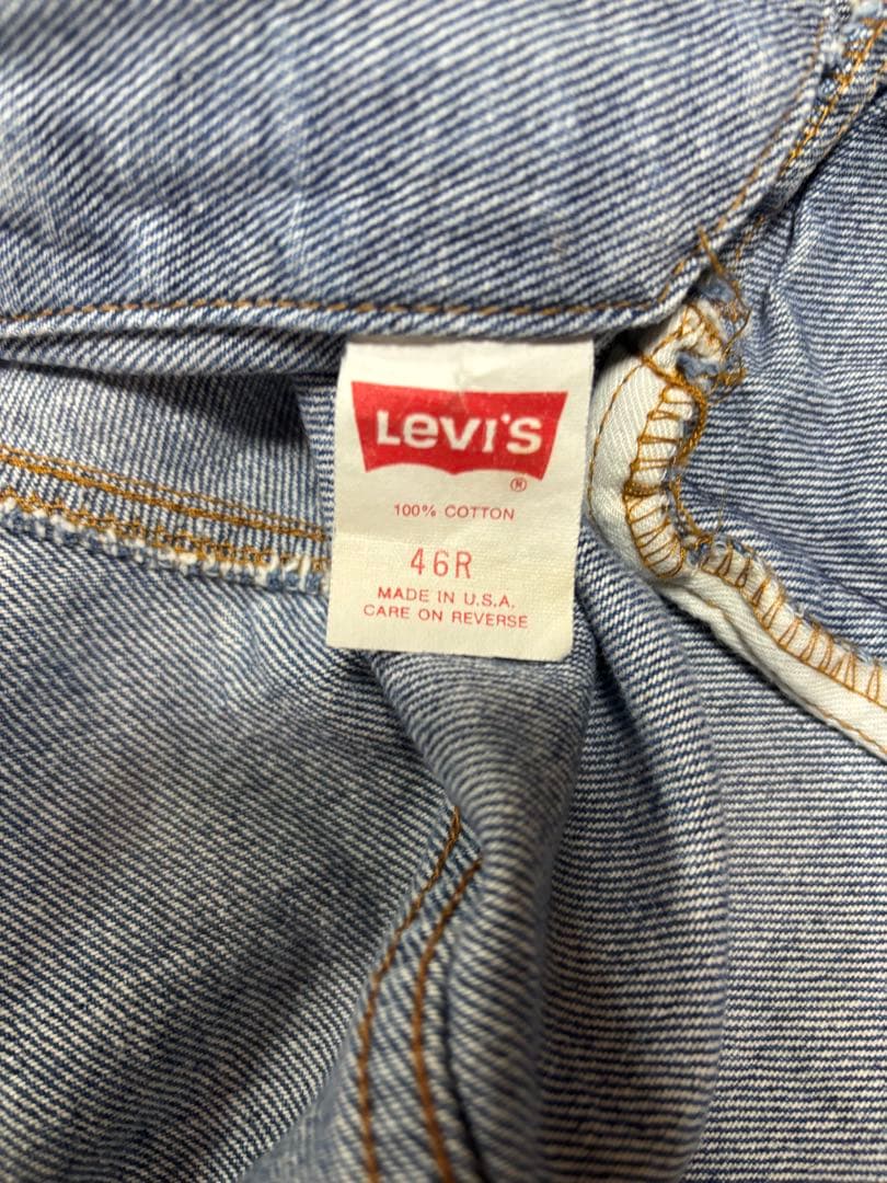 希少80s〜90sLevi’s70506デニムジャケット usa製 xlサイズ