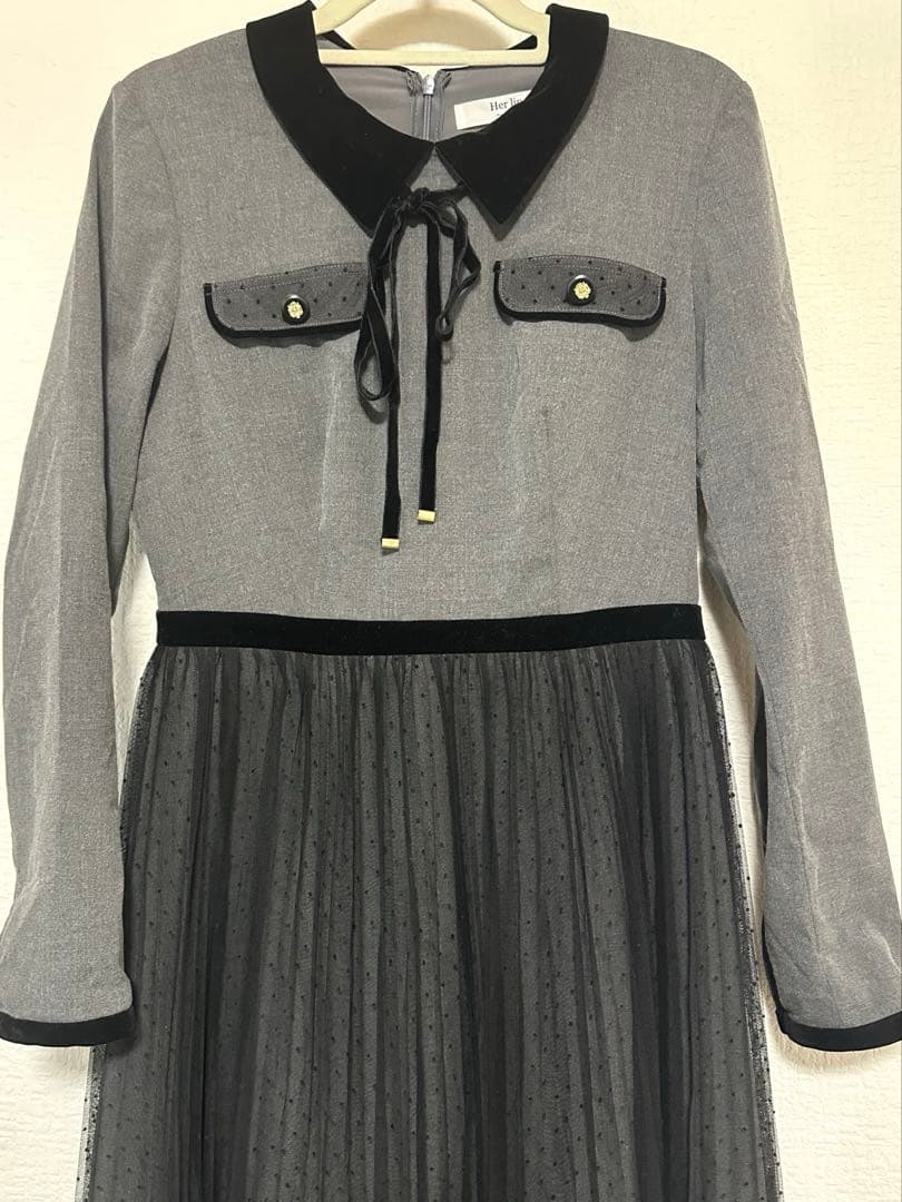 Herlipto Garnier Pleated Dress ワンピース