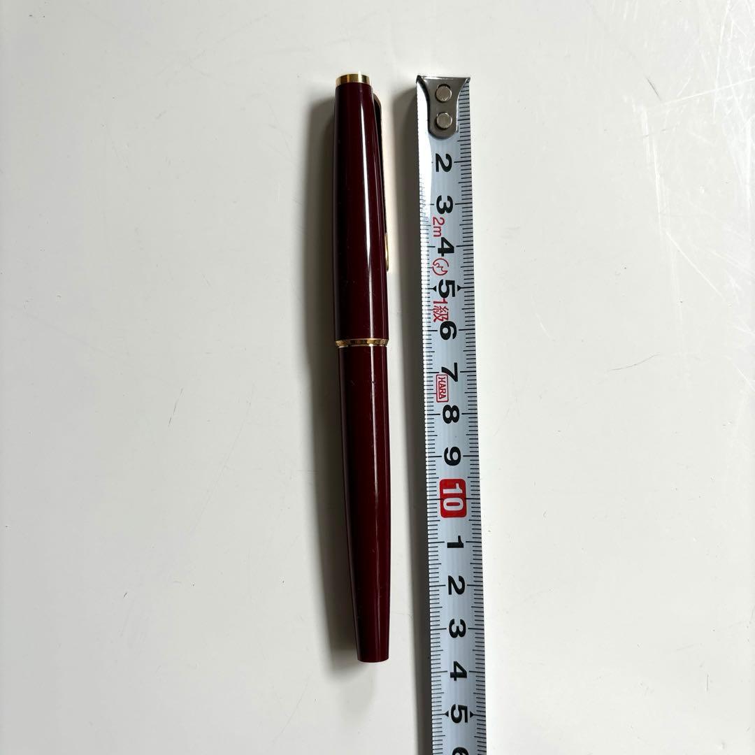 ＊昭和レトロ・ヴィンテージ・MONTBLANCワインレッド 万年筆 金先ペン＊