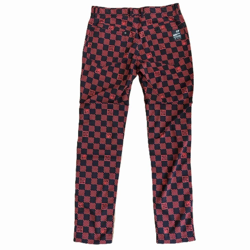 新品　マスターバニーエディション　MBE　チェック柄　ゴルフ　ストレッチパンツ