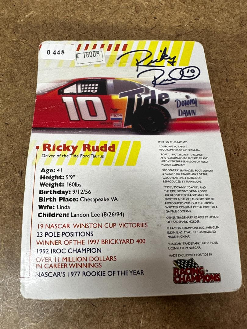 Tide NASCAR ミニカー 7台セット コレクターズエディション