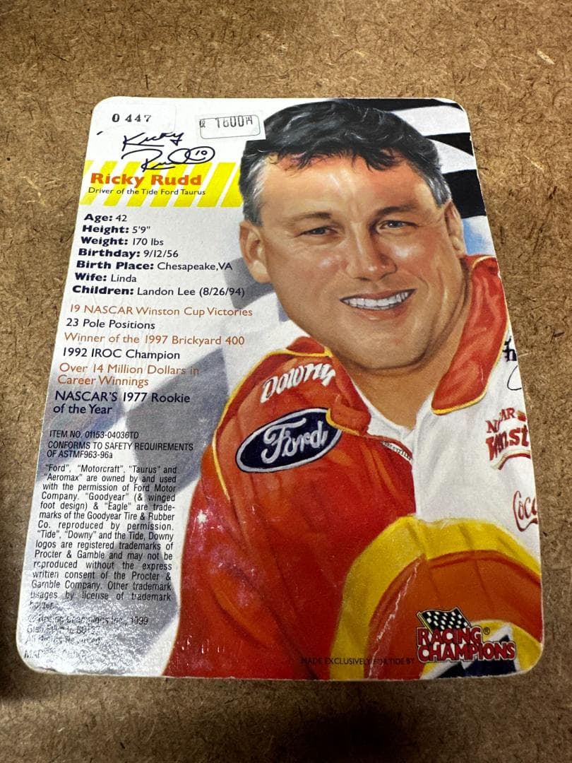 Tide NASCAR ミニカー 7台セット コレクターズエディション