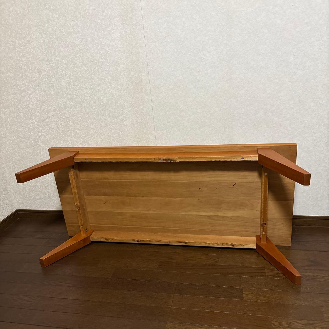 【良品】unico コモド ローテーブル チェリー材
