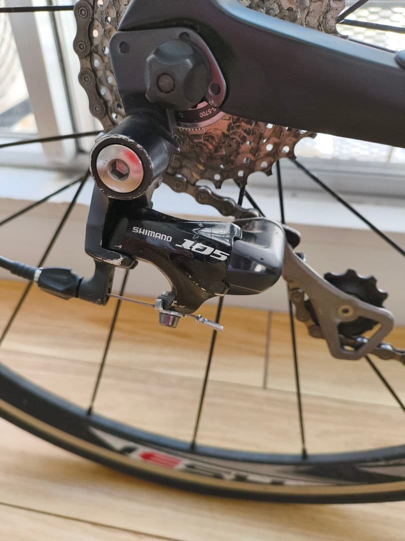 GIOS ロードバイク カーボン ブラック TORNADO SHIMANO105