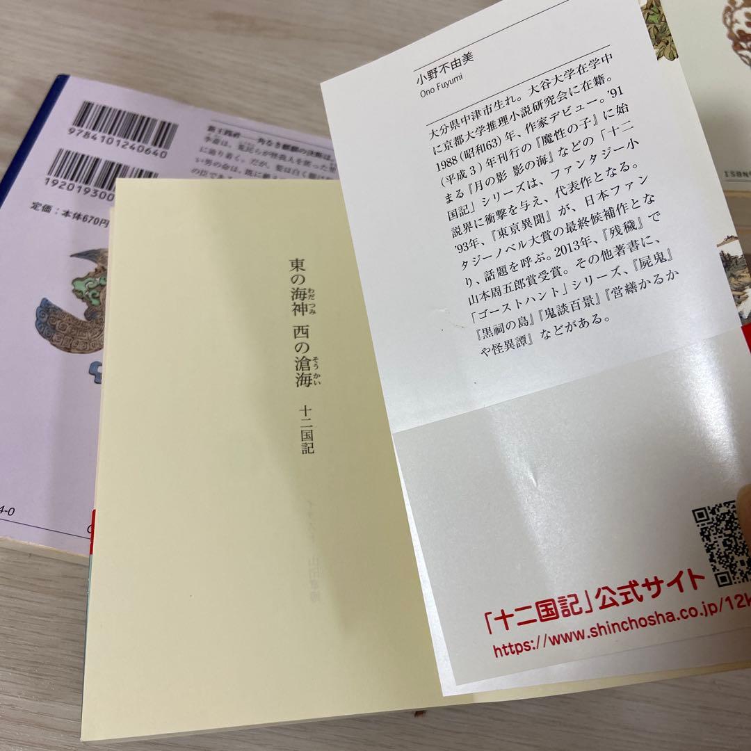 十二国記　全巻セット　小野不由美　白銀の墟玄の月　ガイドブック　新潮文庫　完結