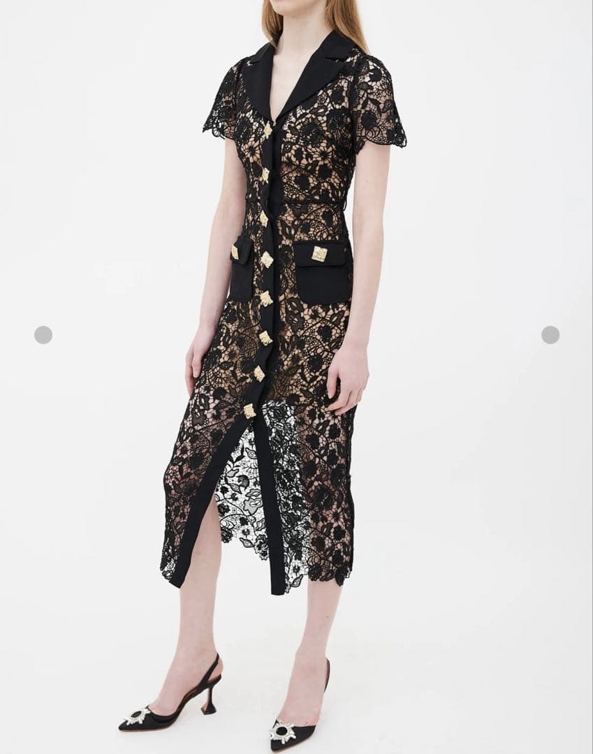 SELF PORTRAIT MAGNOLIA LACE DRESS ワンピース