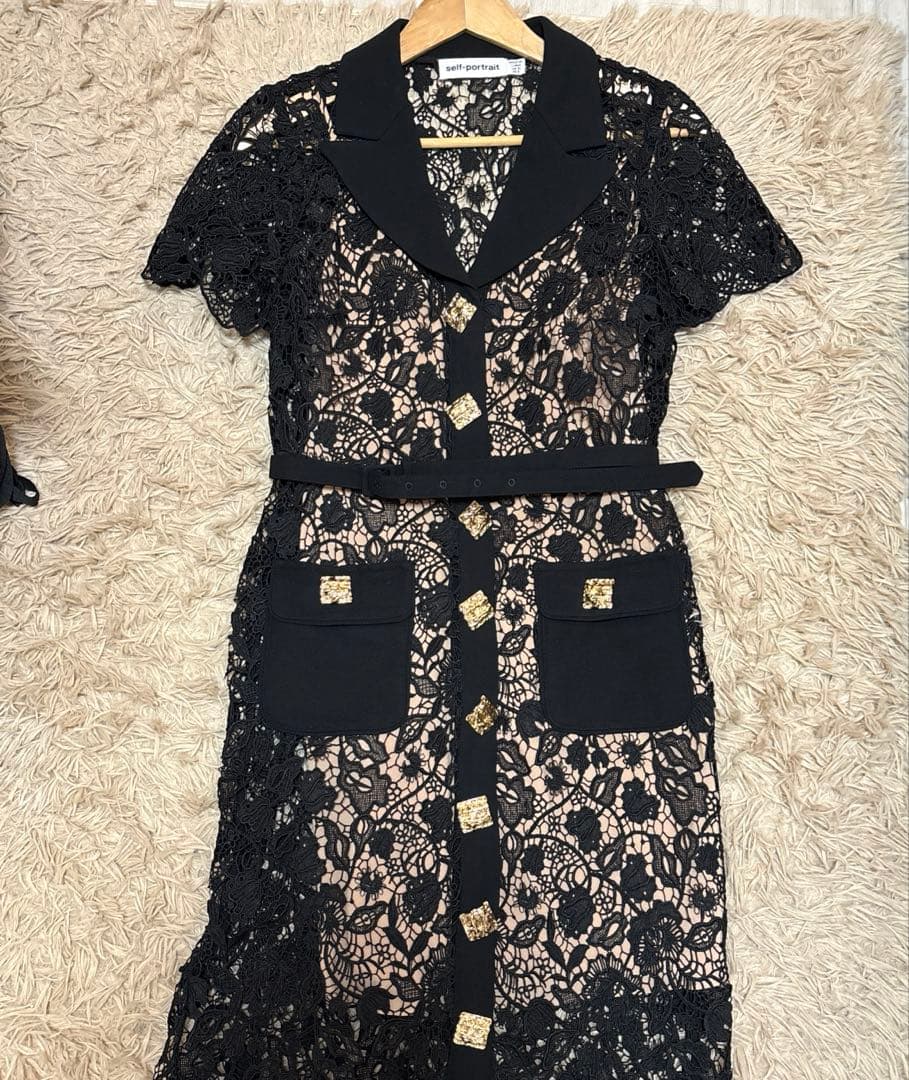 SELF PORTRAIT MAGNOLIA LACE DRESS ワンピース