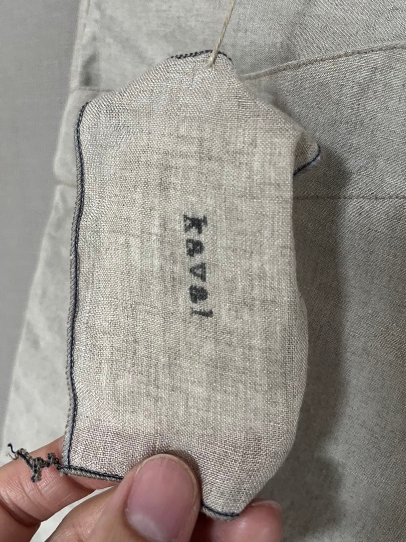 kaval Side belted trouser サイズS カヴァル