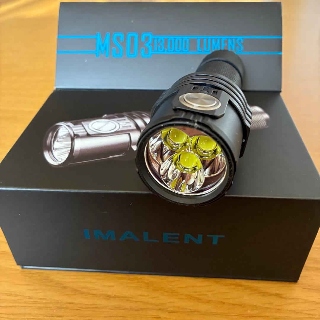 IMALENT MS03 爆光フラッシュライト（発光色 クールホワイト）