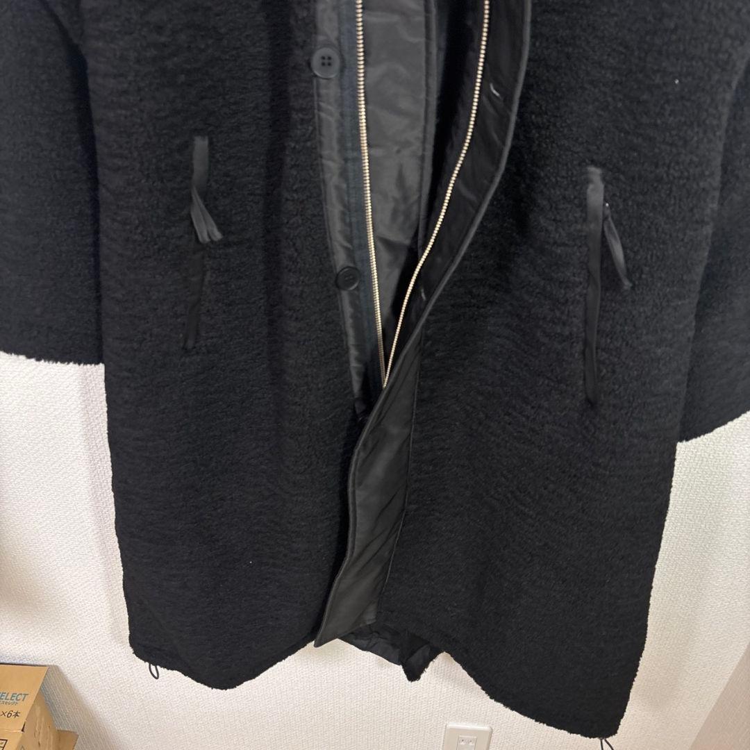 LASUD　ボアコート　BK　9号　未使用品　定価34000円