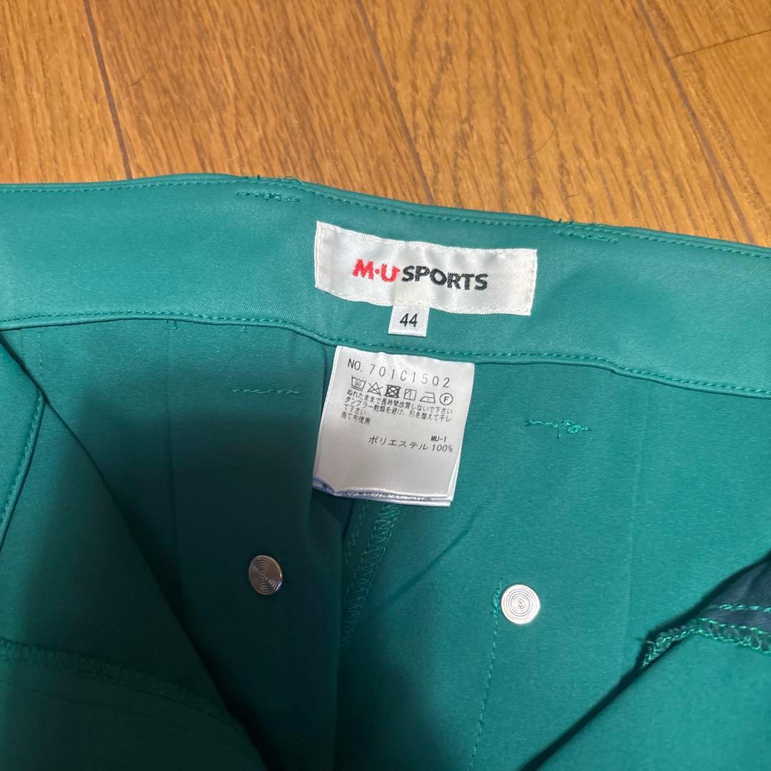 M-U SPORTS レディースパンツ 44サイズ グリーン