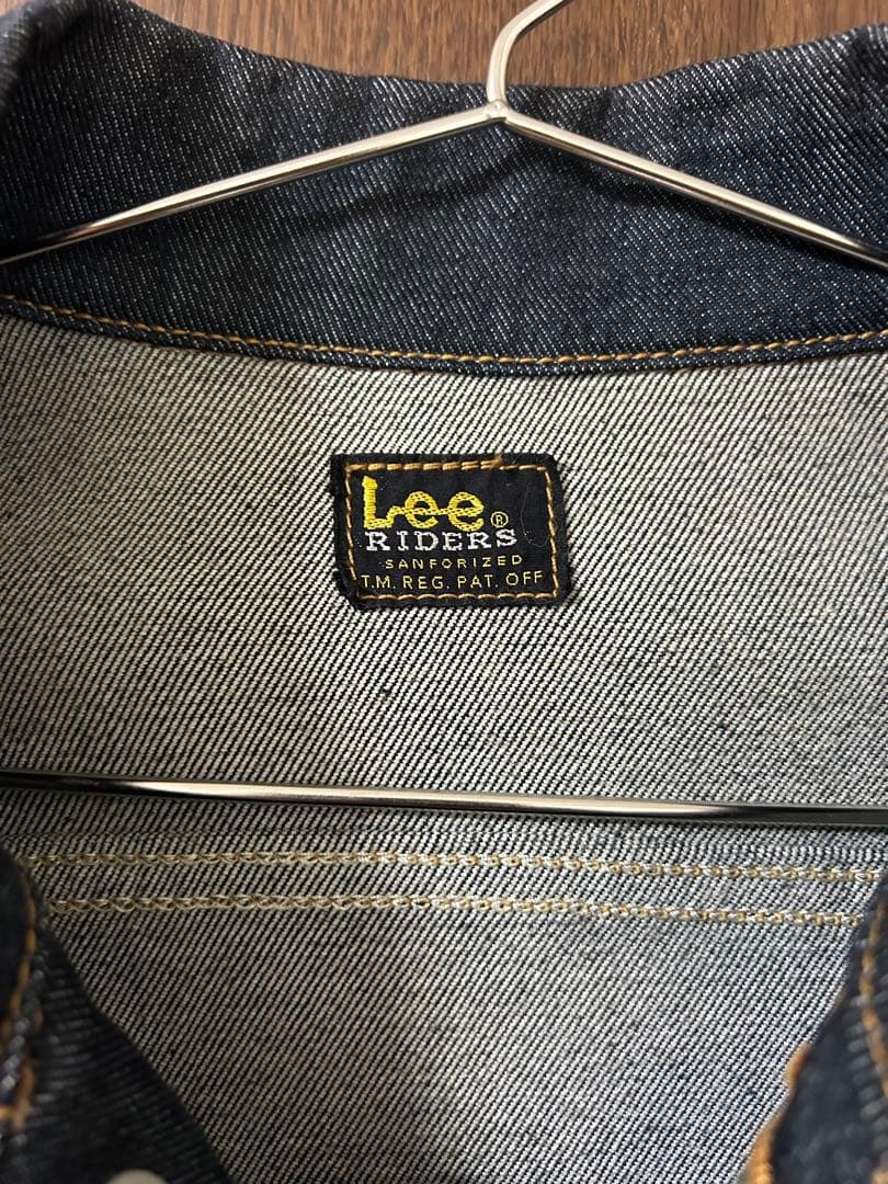 Lee 101J RIDERS デニムジャケット 猫目　濃紺 Gジャン