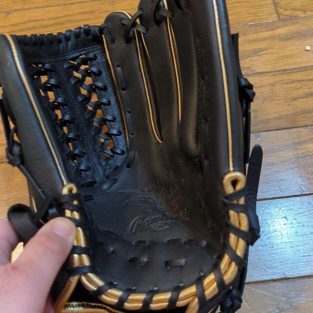 Rawlings 軟式グローブ ブラック/ゴールド　一般用　グローブ