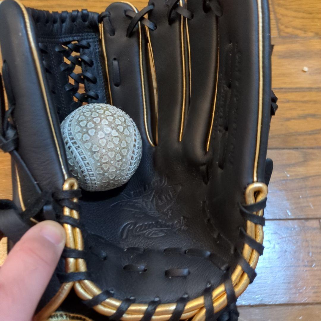 Rawlings 軟式グローブ ブラック/ゴールド　一般用　グローブ