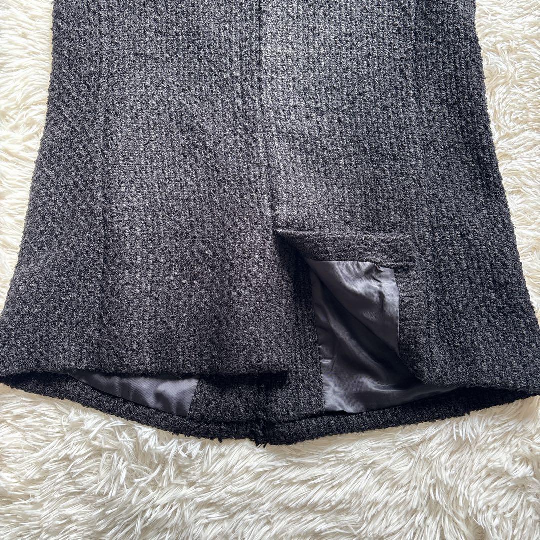 新品✨タグ付き　BASEMENT online ブラックツイードジレ　金ボタン