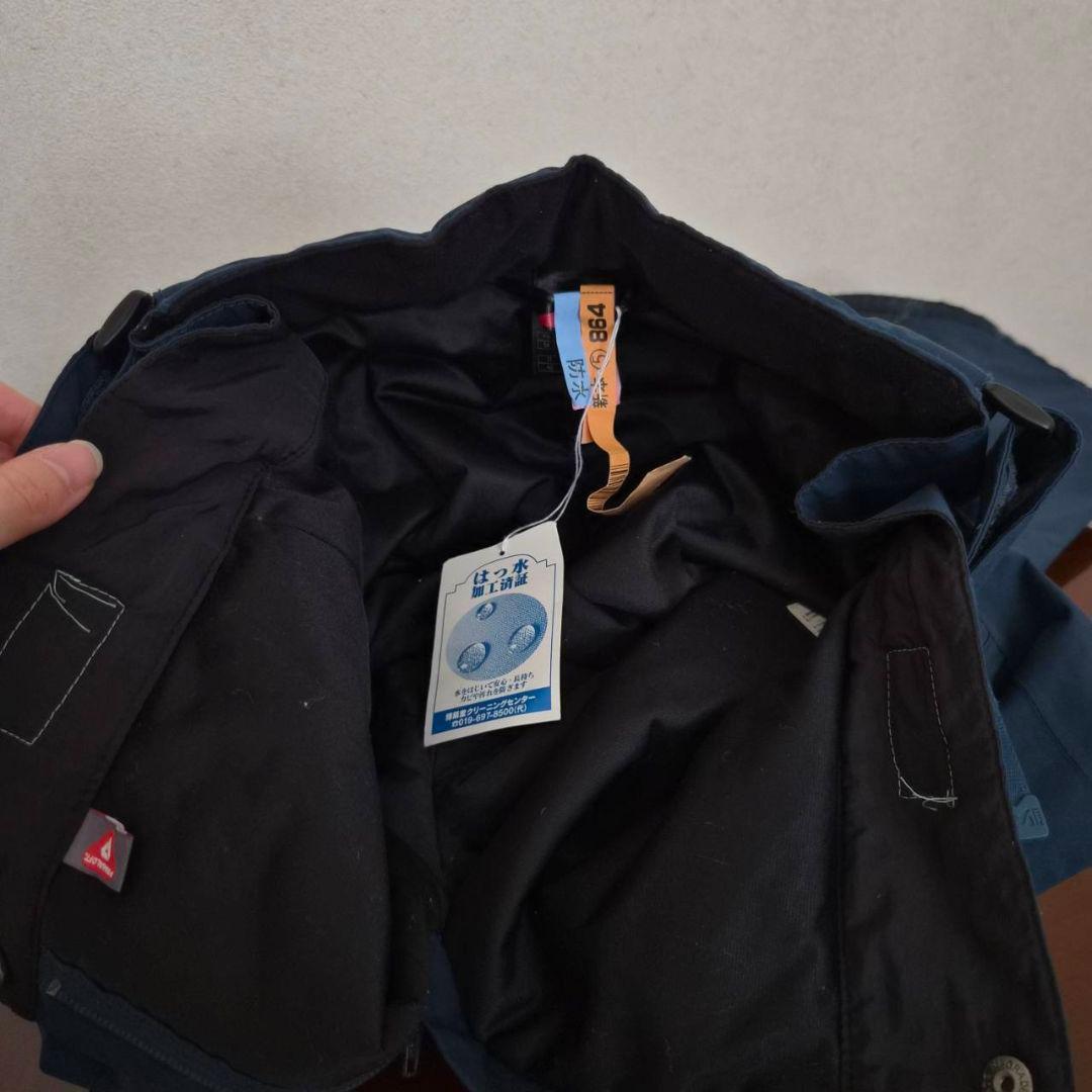 MILLET スキースノボウェア 上下セット ネイビー　ブルー 上 M、下 L
