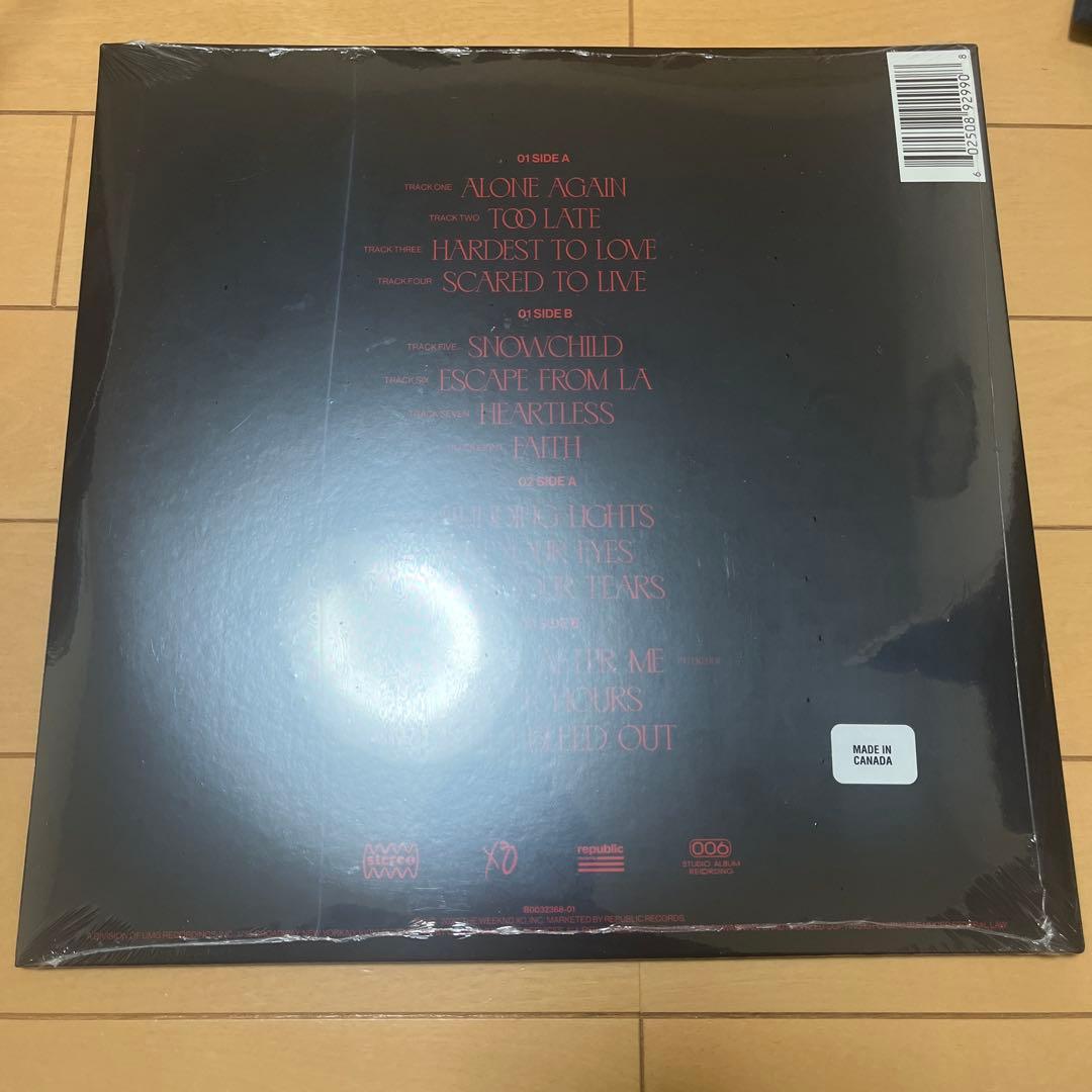 新品未開封 The Weeknd After Hours スプラッター レコード