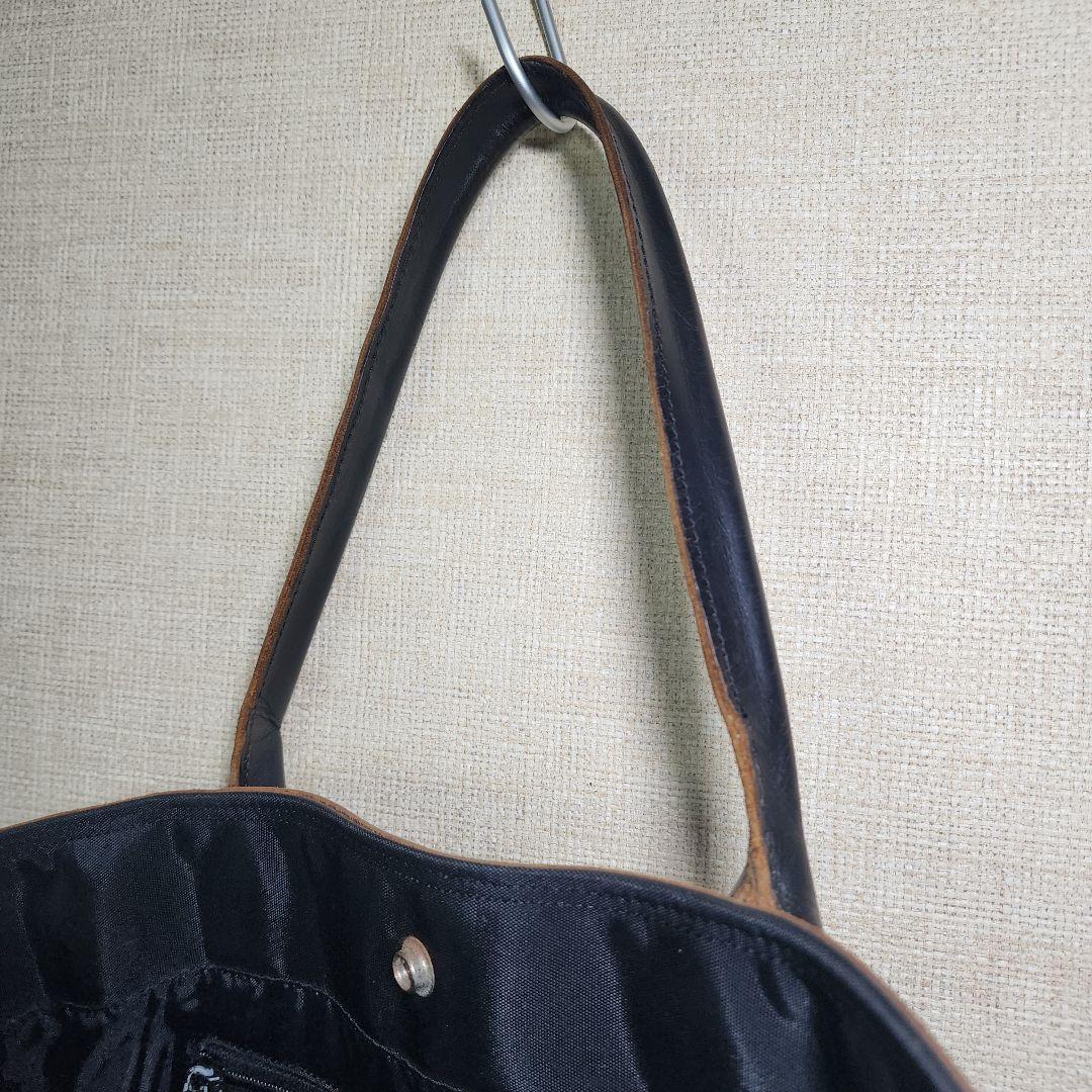 Yohji Yamamoto A.A.R ナイロン レザー トートバッグ A3可