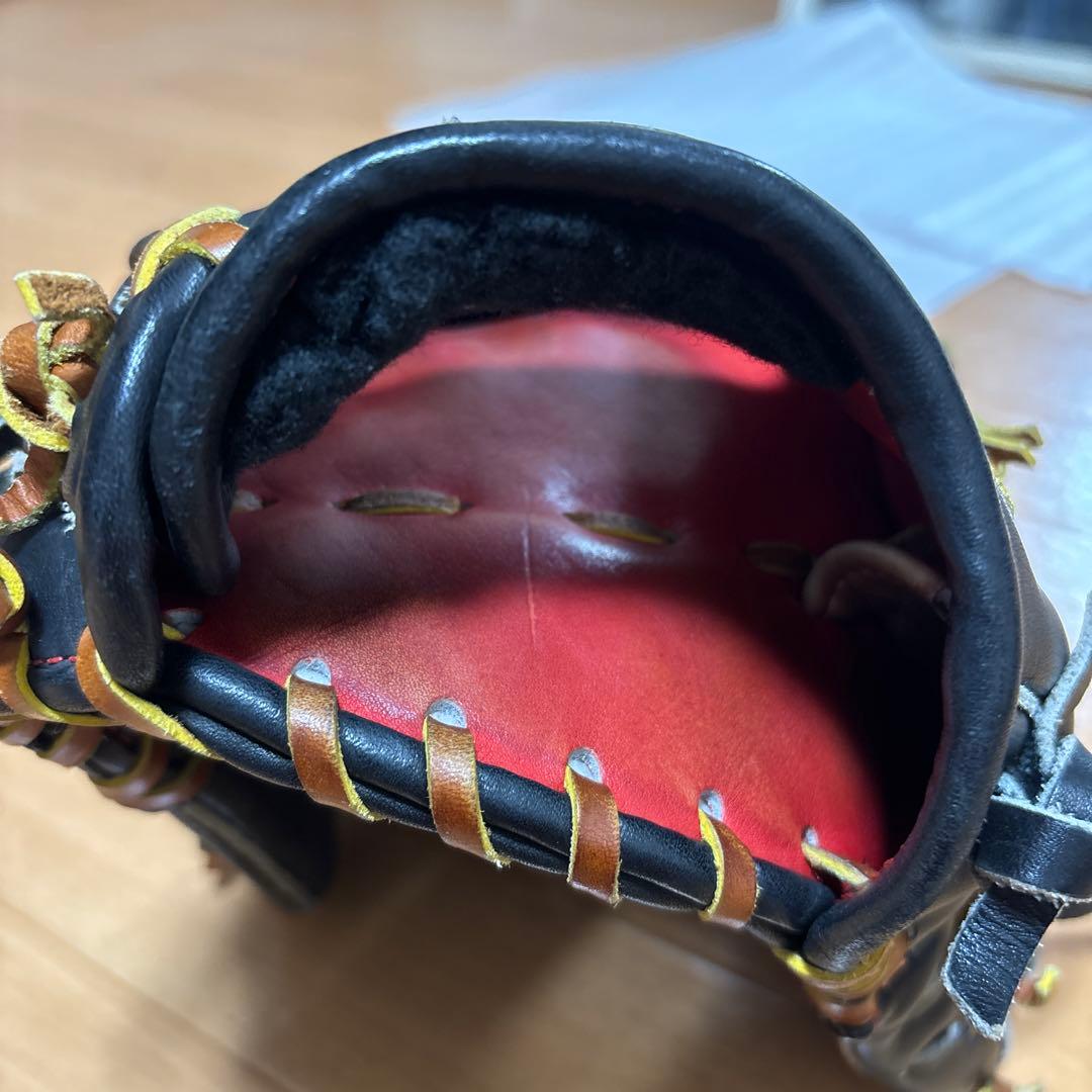エルタス 軟式野球グローブ 黒金
