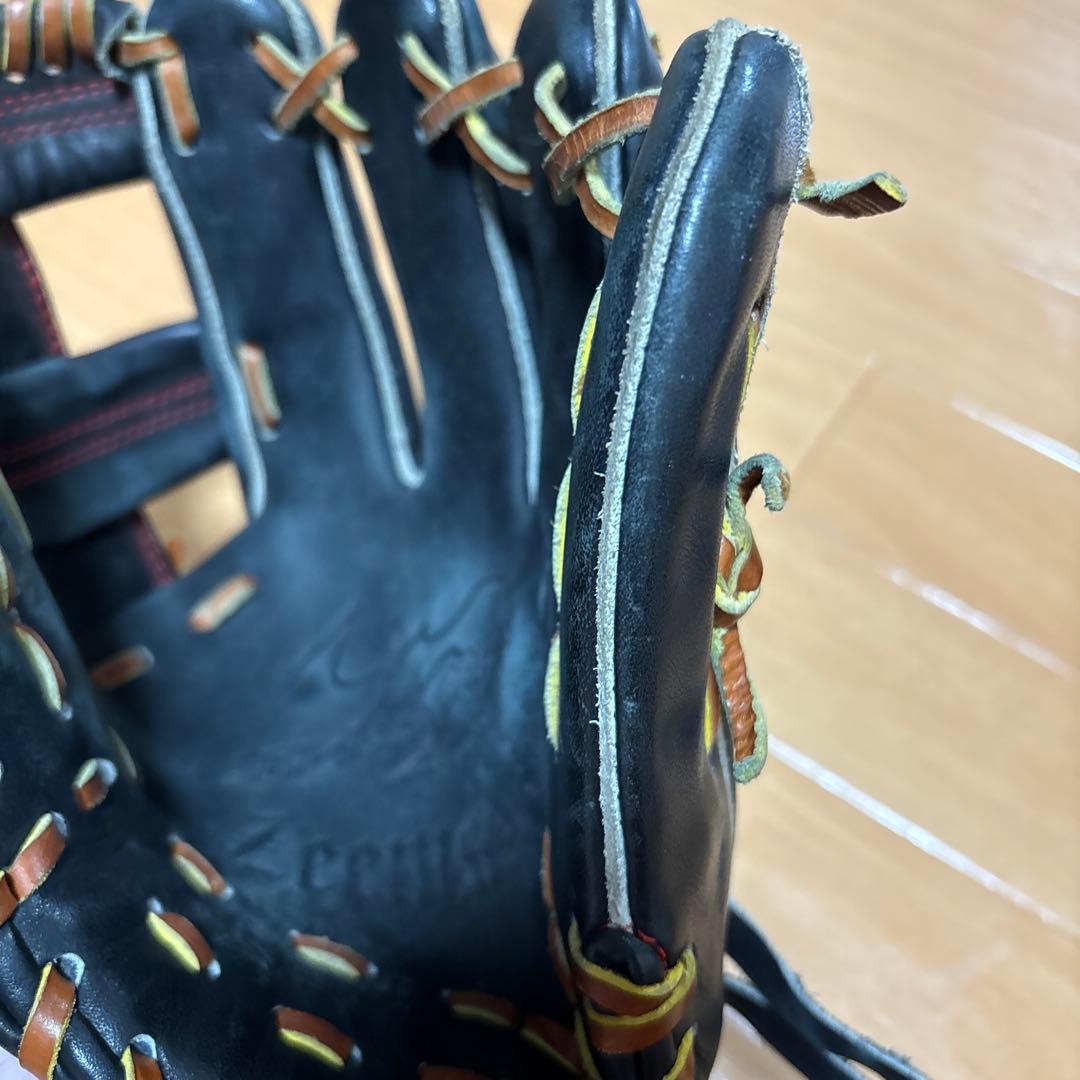 エルタス 軟式野球グローブ 黒金