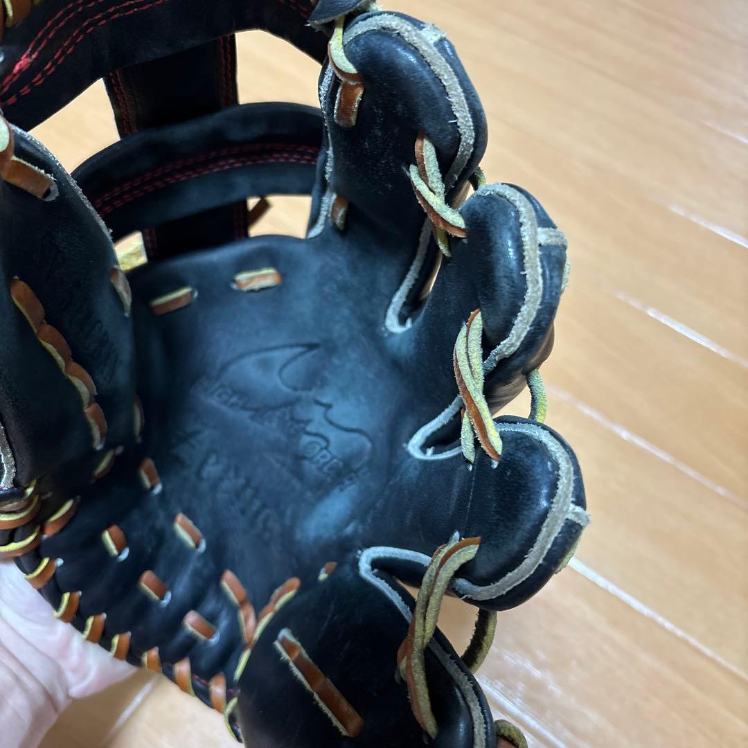 エルタス 軟式野球グローブ 黒金