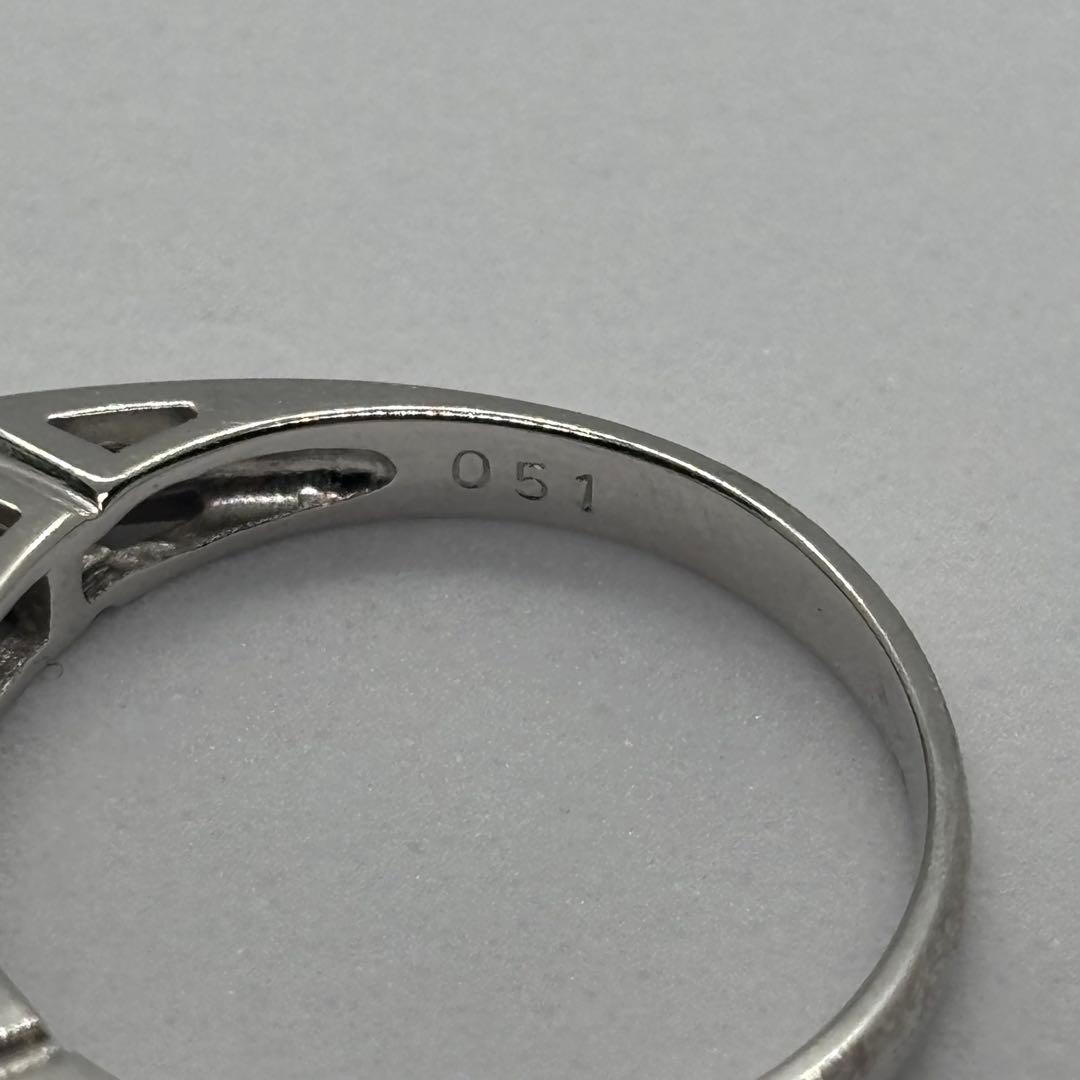 PT900 天然ダイヤ 0.5ct 3.7g リング　指輪 12号