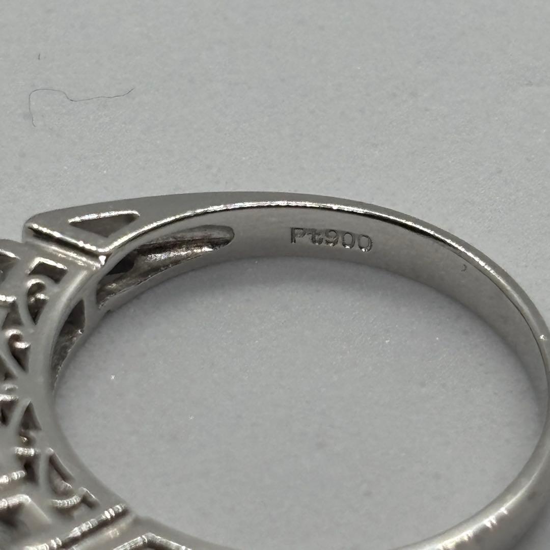 PT900 天然ダイヤ 0.5ct 3.7g リング　指輪 12号