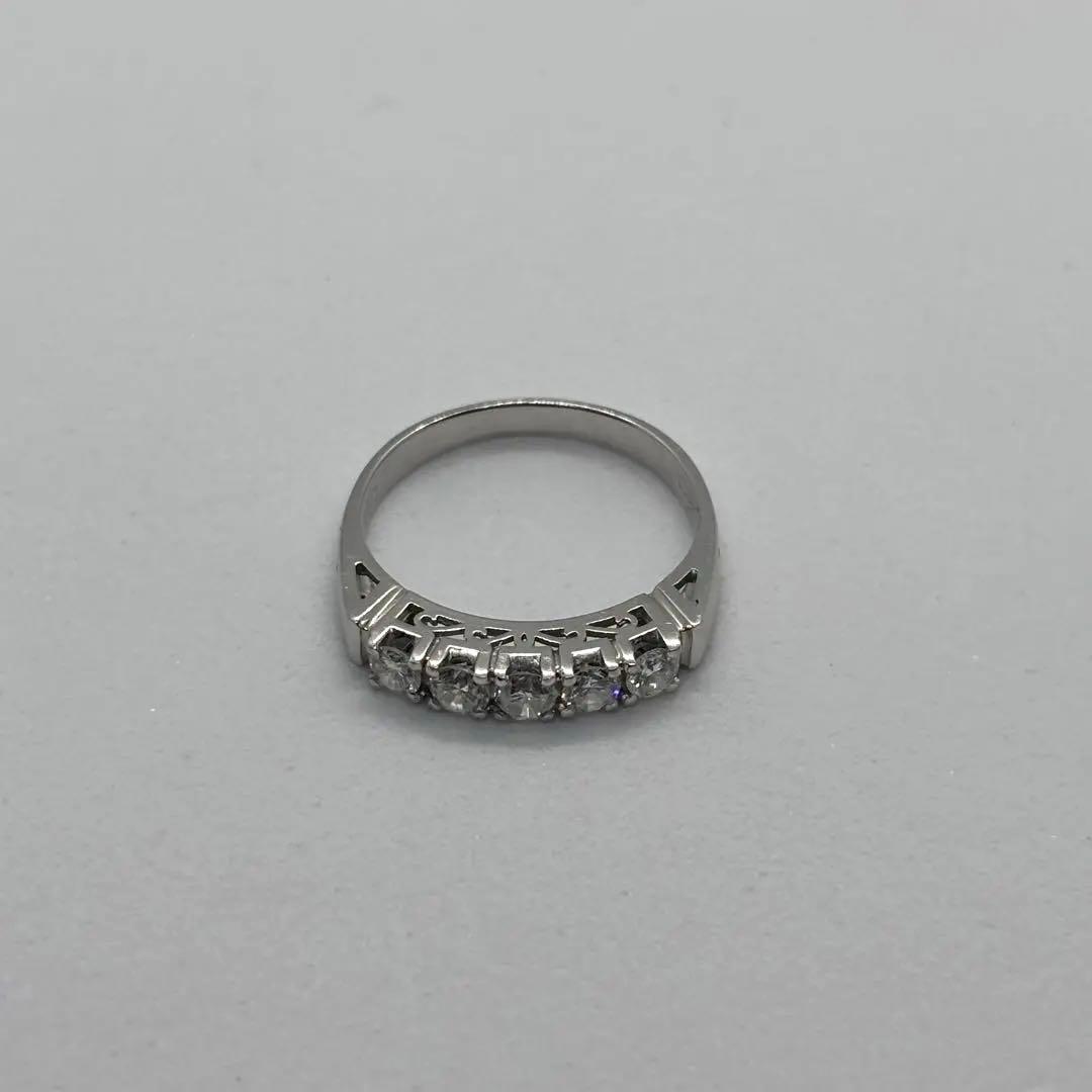 PT900 天然ダイヤ 0.5ct 3.7g リング　指輪 12号
