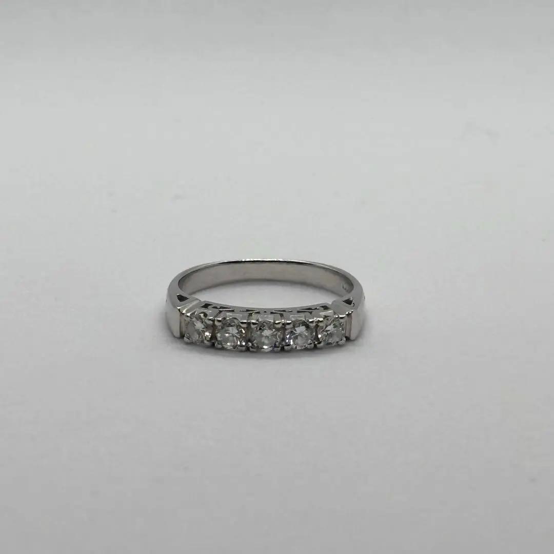 PT900 天然ダイヤ 0.5ct 3.7g リング　指輪 12号