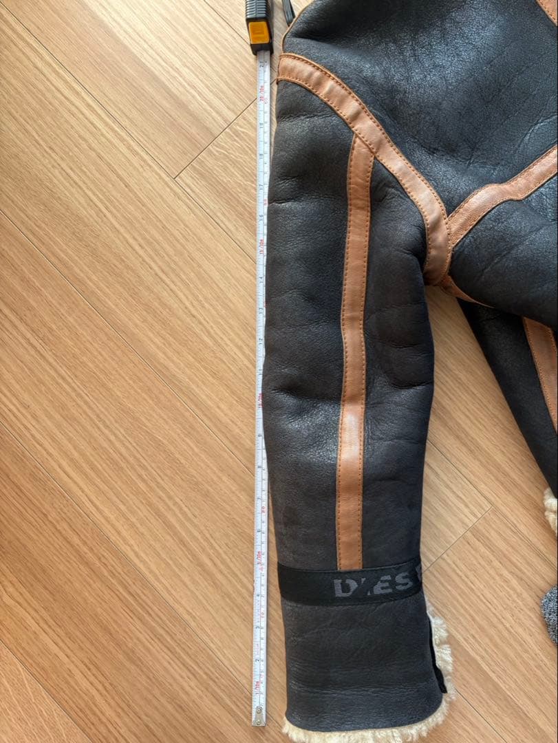 ディーゼル ムートンレザージャケット B-3タイプ XS DIESEL