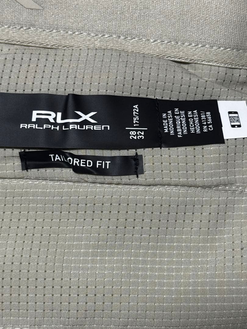 RLX ラルフローレン テーラードフィットパフォーマンスツイルパンツ 28/32