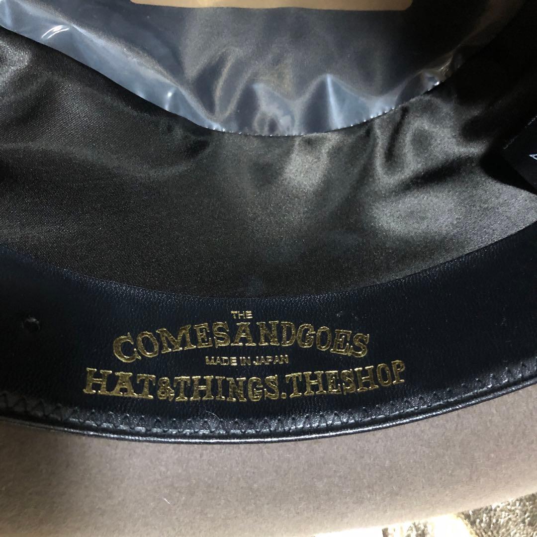 【美品】ラビット100% 日本製 ハット COMSANDGOES
