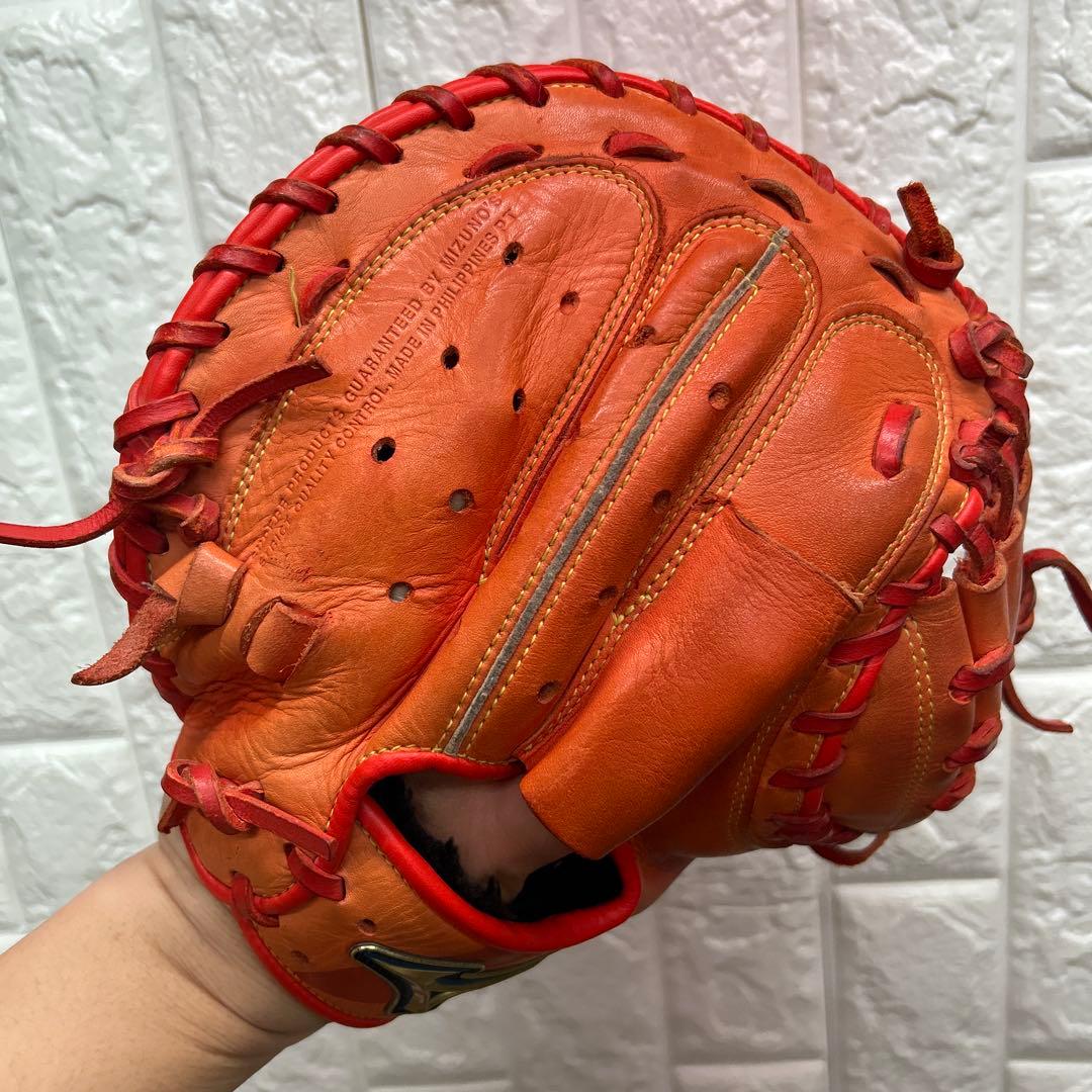 【美品】野球 グローブ 軟式 少年野球 キャッチャーミット ミズノ セレクト9