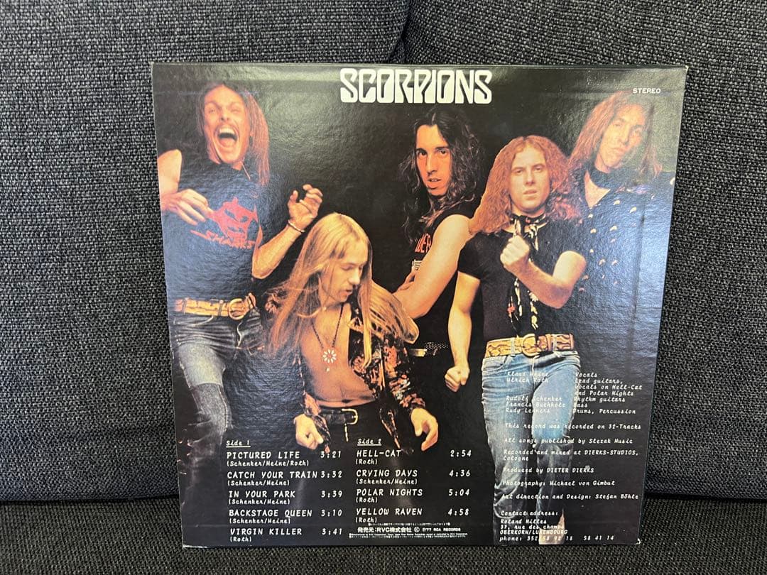 洋楽 Scorpions Virgin Killer RVP-6155 Orig LP