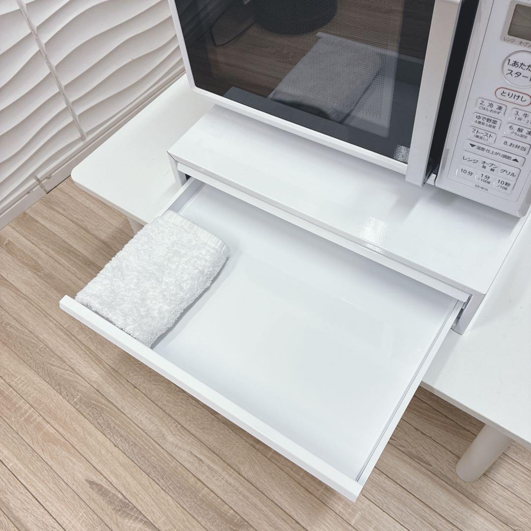 ◇美品◇キッチンスライドテーブル◇サポートテーブル◇レンジ下◇家電下ラック