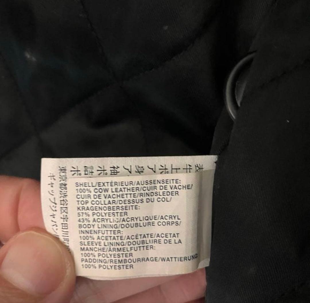 OLD GAP 牛革レザージャケット ボア