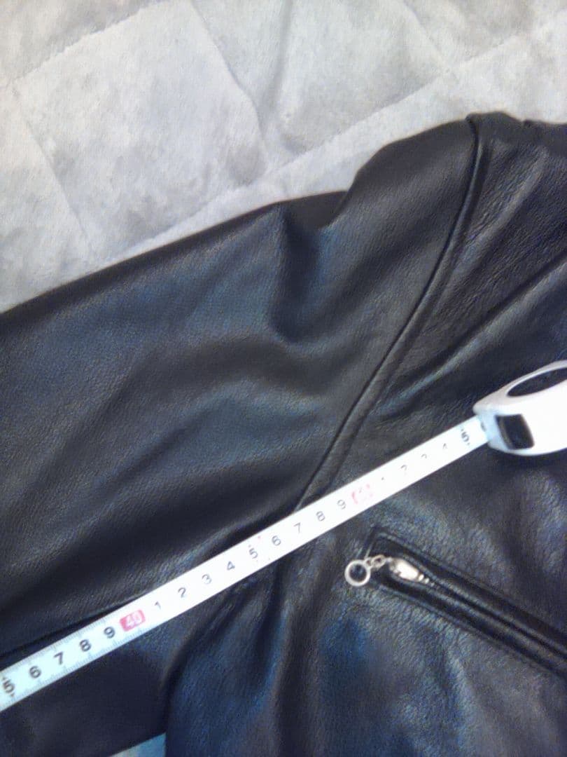 FORTIME シングルライダースジャケット 2XL　ラム皮