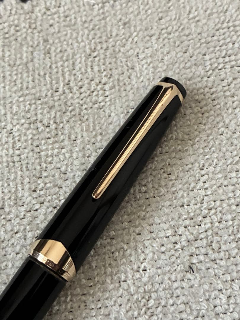 ◾️MONT BLANC モンブラン◾️万年筆 N o.14◾️黒色／金色◾️吸入式◾️