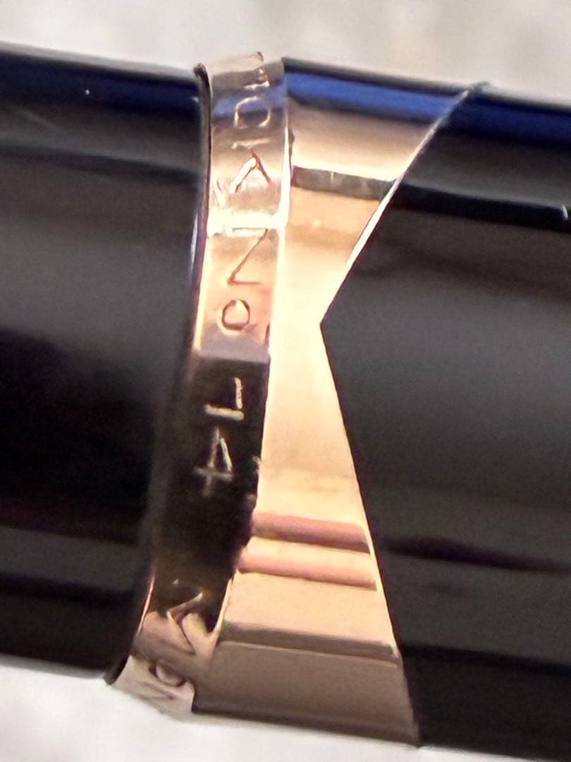 ◾️MONT BLANC モンブラン◾️万年筆 N o.14◾️黒色／金色◾️吸入式◾️