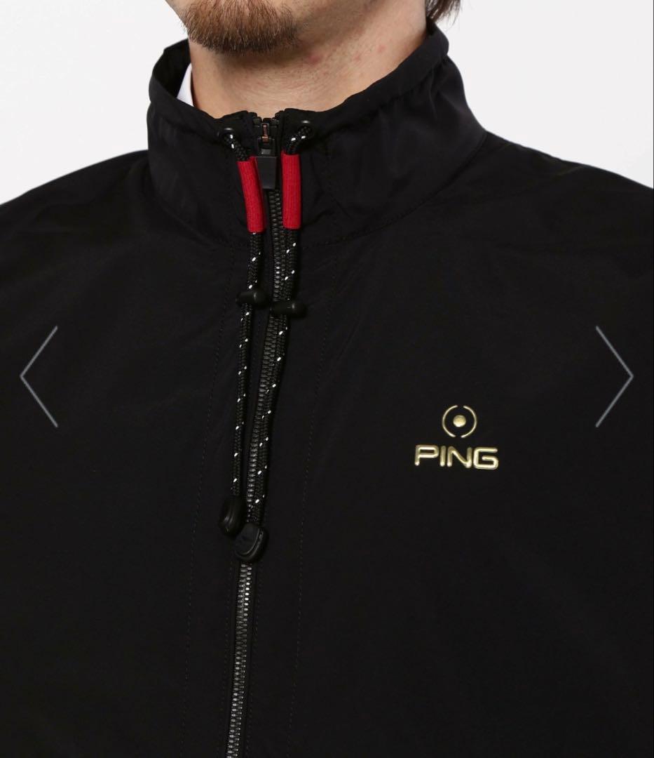新品定価3.2万 PING APPAREL 2WAYフルジップブルゾン ブラック